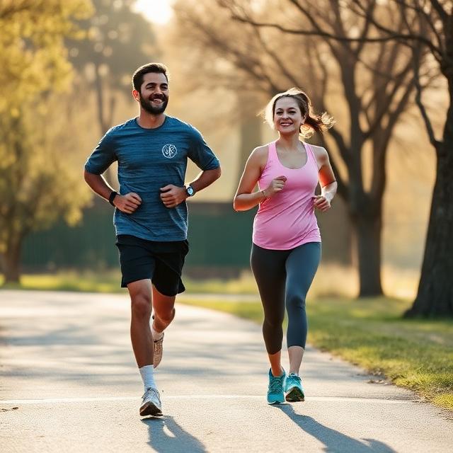 Hombres y mujeres con estilos de vida activos.